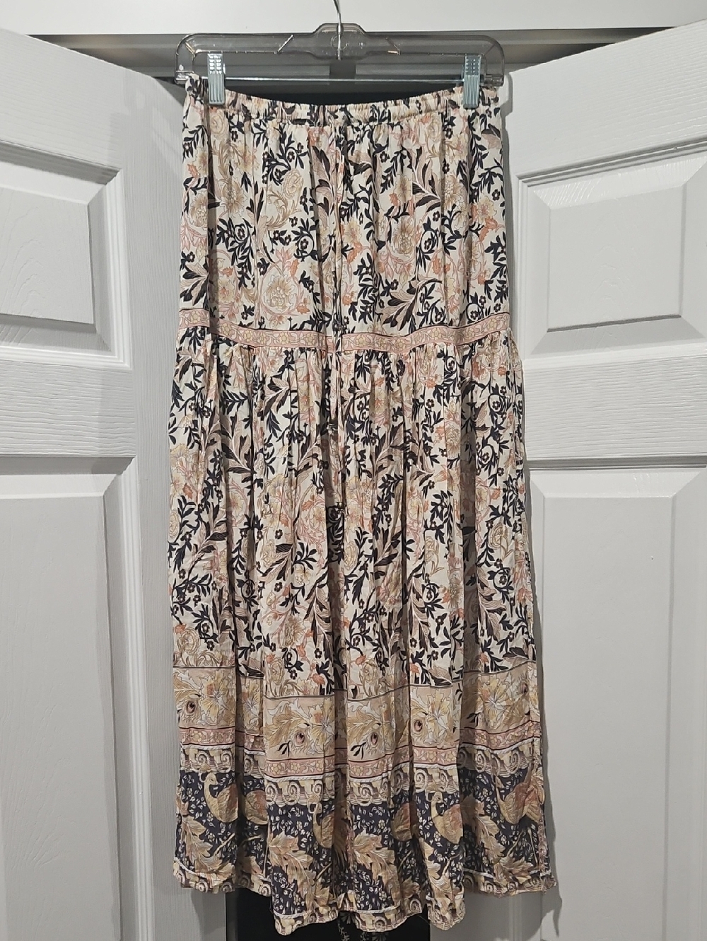 Floral Print Maxi Skirt